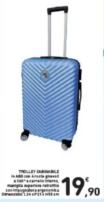 Conad TROLLEY CABINABILE offerta