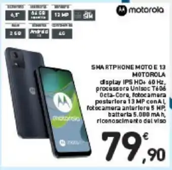 SMARTPHONE MOTO E 13 MOTOROLA