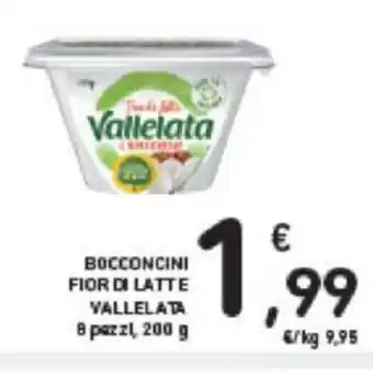 Conad BOCCONCINI FIOR DI LATTE VALLELATA 8 pazzl, 200 g offerta