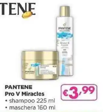 Acqua & Sapone PANTENE Pro V Miracles • shampoo 225 ml • maschera 160 ml offerta