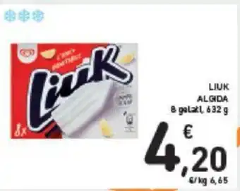 Conad LIUK ALGIDA 8 galat1, 632 g offerta