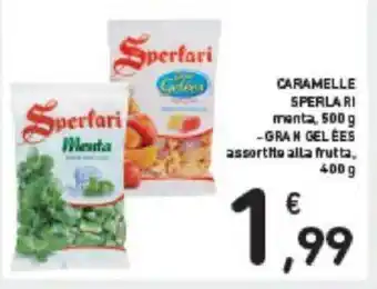 Conad CARAMELLE SPERLA RI manta, 500 g -GRAN GELÉES assortite alla frutta, 400 g offerta