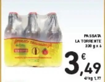 Conad PASSATA LA TORRENTE 330 g X6 offerta