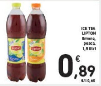 Conad ICE TEA LIPTON limone, pesca, 1,5 litri offerta