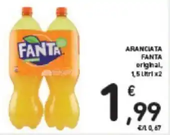 Conad ARANCIATA FANTA original, 1,5 Litrl x2 offerta