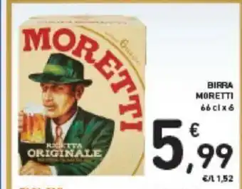 Conad BIRRA MORETTI 66 cl x6 offerta