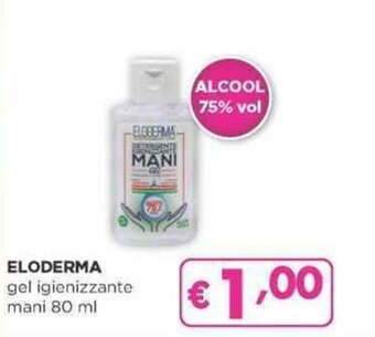Acqua & Sapone ELODERMA gel igienizzante mani 80 ml offerta
