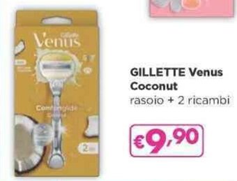 Acqua & Sapone GILLETTE Venus Coconut rasoio + 2 ricambi offerta