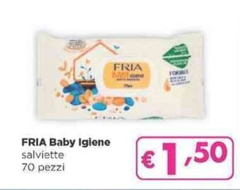 Acqua & Sapone FRIA Baby Igiene salviette 70 pezzi offerta