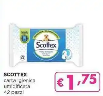 Acqua & Sapone SCOTTEX carta igienica umidificata 42 pezzi offerta