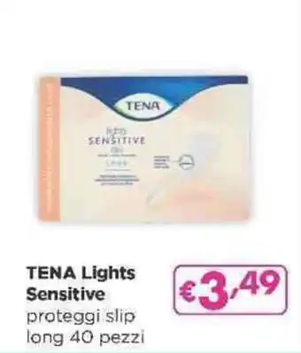 Acqua & Sapone TENA Lights Sensitive proteggi slip long 40 pezzi offerta