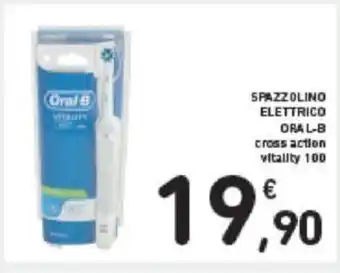 Conad SPAZZOLINO ELETTRICO ORAL-B cross action vitality 100 offerta