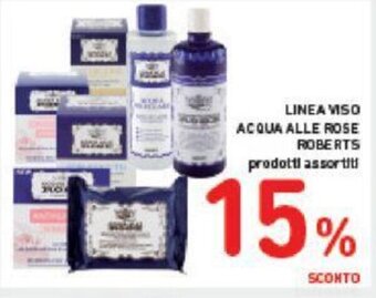 Conad LINEA VISO ACQUA ALLE ROSE ROBERTS prodotti assortiti offerta