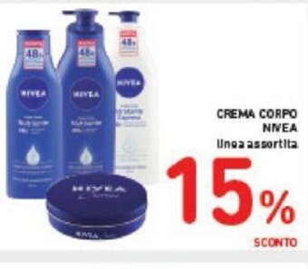 Conad CREMA CORPO NIVEA LInea assortita offerta