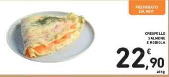 Conad CRESPELLE SALMONE E ROBIOLA offerta