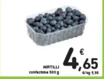 Conad MIRTILLI confezione 500 g offerta