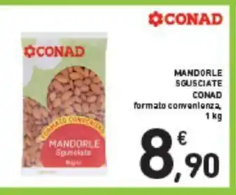 Conad MANDORLE SGUSCIATE CONAD formato convenienza, 1kg offerta