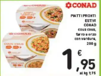 Conad PIATTI PRONTI ESTIM CONAD 200 g offerta