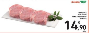 Conad BRACIOLE DI VITELLO CONAD PERCORSO QUALITÀ offerta
