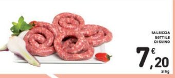 Conad SALSICCIA SOTTILE DI SUINO offerta