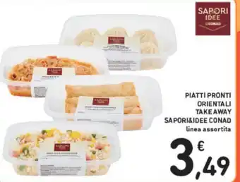 Conad PIATTI PRONTI ORIENTALI TAKEAWAY SAPORI&IDEE CONAD linea assortita offerta