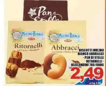 Sacoph Biscotti Mulino Bianco Abbracci 700/600g offerta