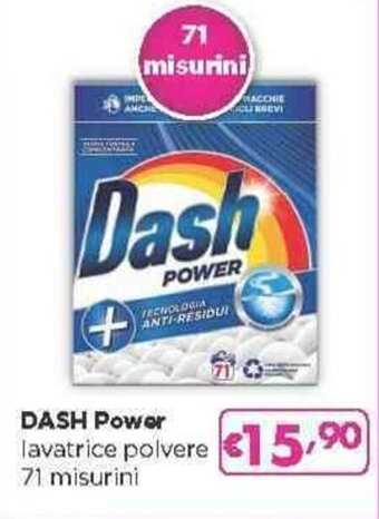 Acqua & Sapone DASH Power lavatrice polvere 71 misurini offerta