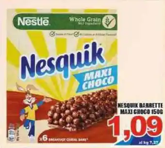 Sacoph Nestle Nesquik Barrette Maxi Choco 150g offerta