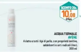 ACQUA TERMALE AVÈNE 300 ml