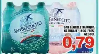 Sacoph San Benedetto Acqua Naturale - Legg. Frizze 6x50cl offerta