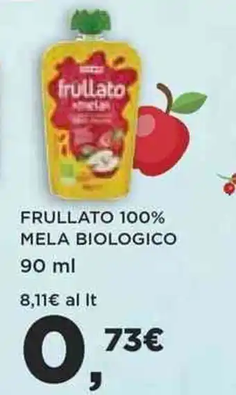 Coop FRULLATO 100% MELA BIOLOGICO 90 ml offerta