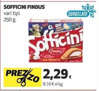 Coop SOFFICINI FINDUS vari tipi 250 g offerta