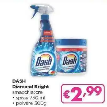 Acqua & Sapone DASH Diamond Bright smacchiatore • spray 750 ml ▪ polvere 500g offerta