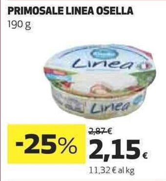 Coop PRIMOSALE LINEA OSELLA 190 g offerta