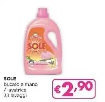 Acqua & Sapone SOLE bucato a mano / lavatrice 33 lavaggi offerta