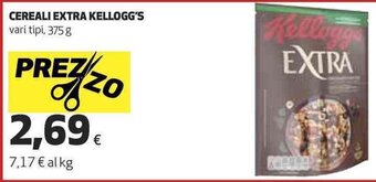 Coop CEREALI EXTRA KELLOGG'S vari tipi, 375 g offerta