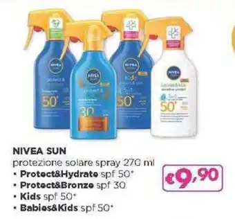 Acqua & Sapone NIVEA SUN protezione solare spray 270 ml offerta