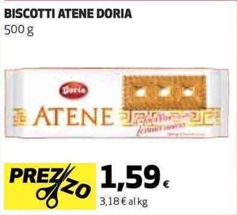 Coop BISCOTTI ATENE DORIA 500 g offerta