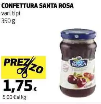 Coop CONFETTURA SANTA ROSA vari tipi 350 g offerta