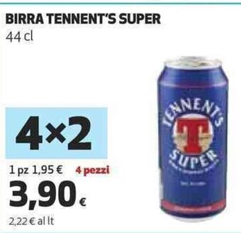 Coop BIRRA TENNENT'S SUPER 44 cl offerta
