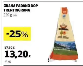 Coop GRANA PADANO DOP TRENTINGRANA 350 g ca. offerta