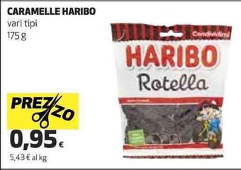 Coop CARAMELLE HARIBO vari tipi 175 g offerta