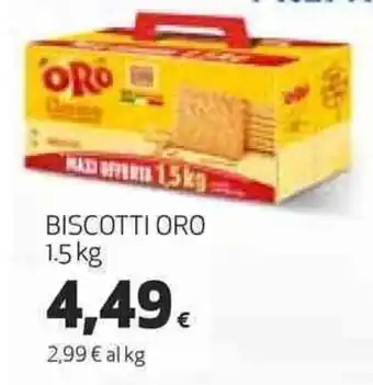 Coop BISCOTTI ORO 1.5 kg offerta
