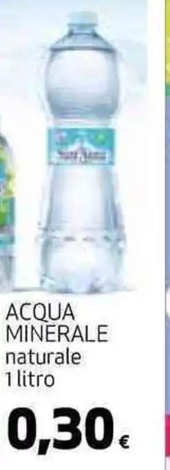 Coop ACQUA MINERALE naturale 1 litro offerta