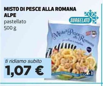 Coop MISTO DI PESCE ALLA ROMANA ALPE pastellato 500 g offerta