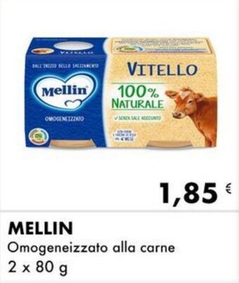 Iper Tosano MELLIN Omogeneizzato alla carne 2 x 80 g offerta