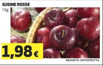 Coop SUSINE ROSSE 1 kg offerta