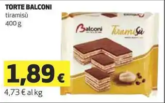 TORTE BALCONI tiramisù 400 g