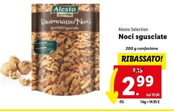 Lidl Alesto Selection Noci sgusciate 200 g offerta
