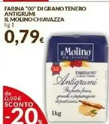 Doro Supermercati Il molino chiavazza Farina 00 Di Grano Tenero 1000 G(ml) offerta